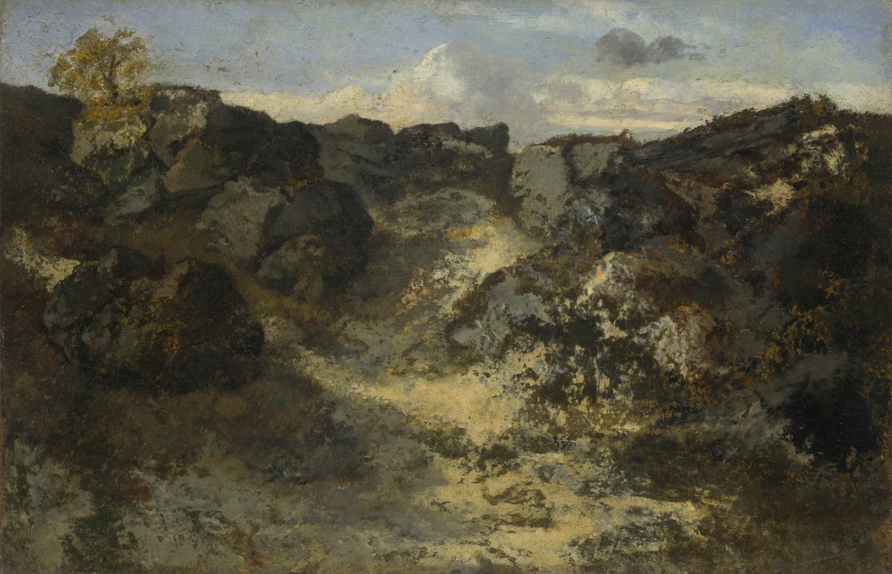 Paesaggio roccioso da Pierre Etienne Theodore Rousseau