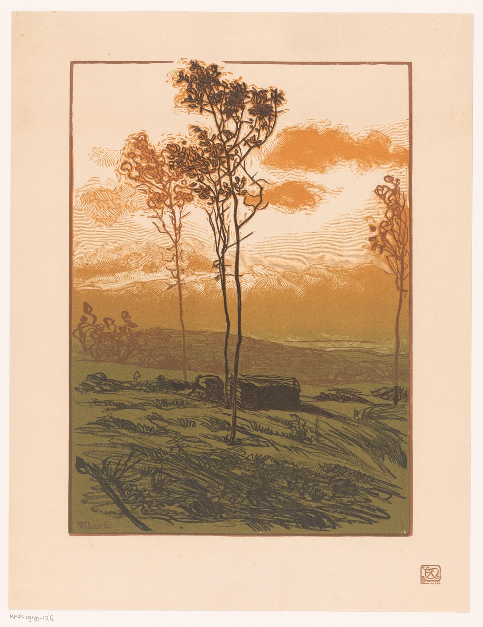 Paesaggio da Pierre Eugène Vibert