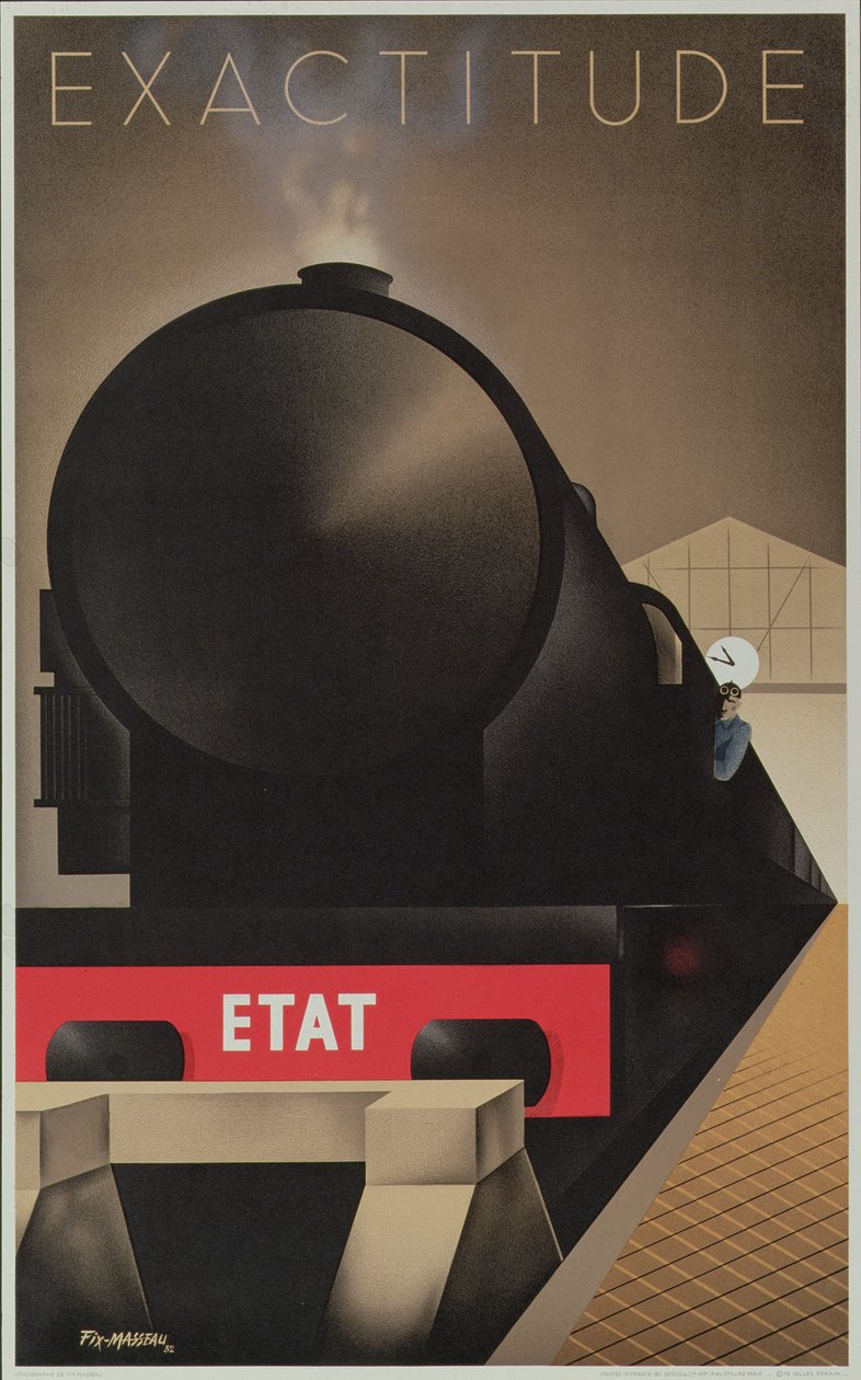 La vita della ferrovia da Pierre Felix Fix Masseau