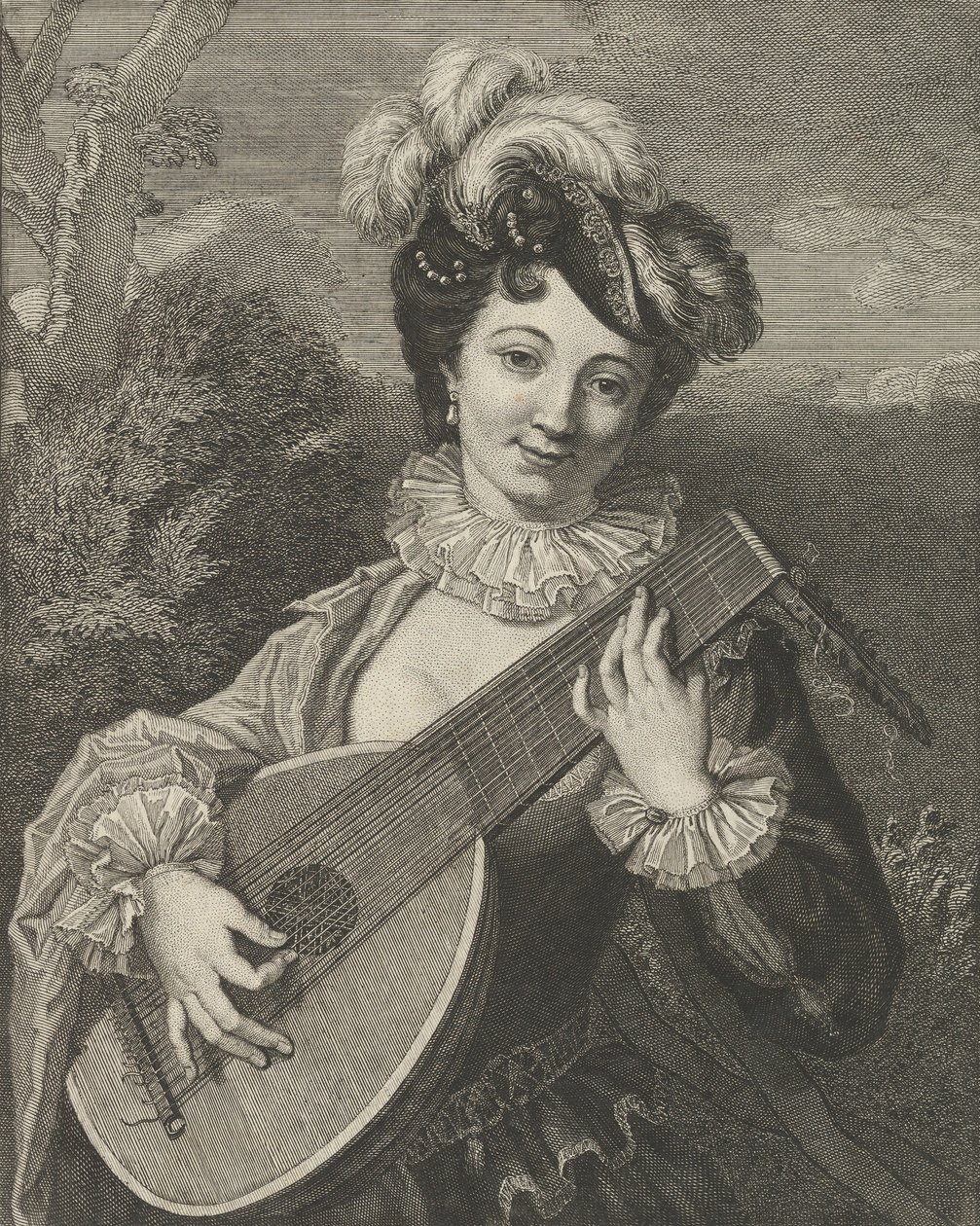 Divertimento spagnolo, 18° secolo da Pierre François Basan