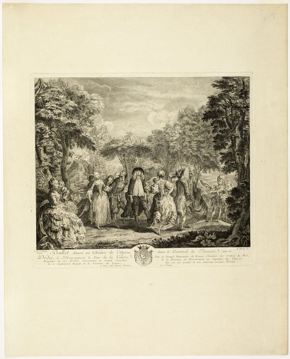 Il carnevale del Parnaso da Pierre François Basan