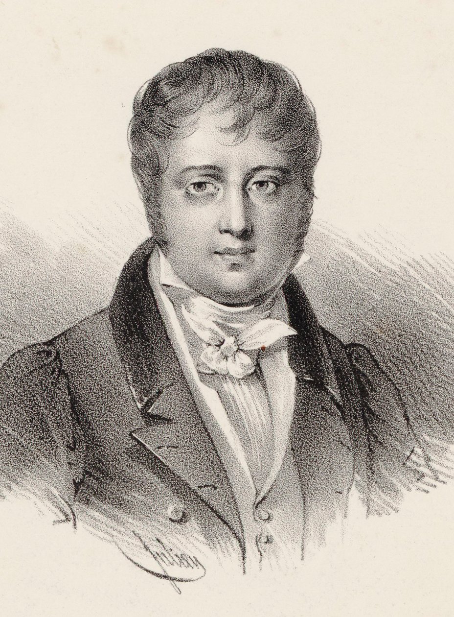Ritratto del compositore Nicolò Isouard da Pierre François Ducarme