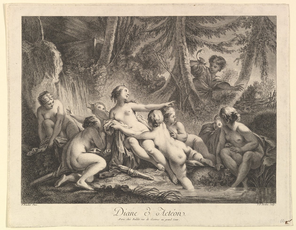 Diana e Atteone da Pierre François Tardieu