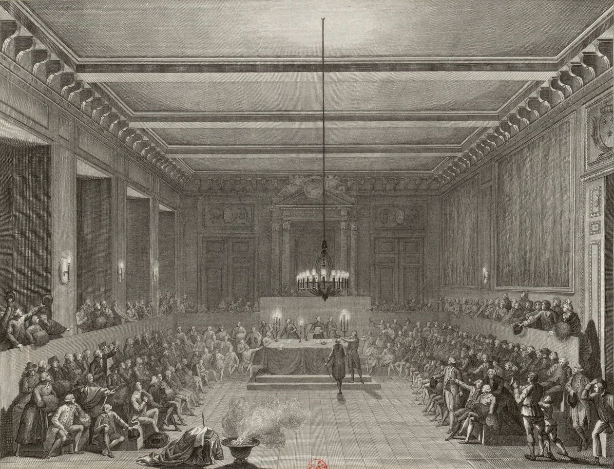 Il 15 gennaio 1790 la Comune di Parigi conferisce una spada e una corona civica all