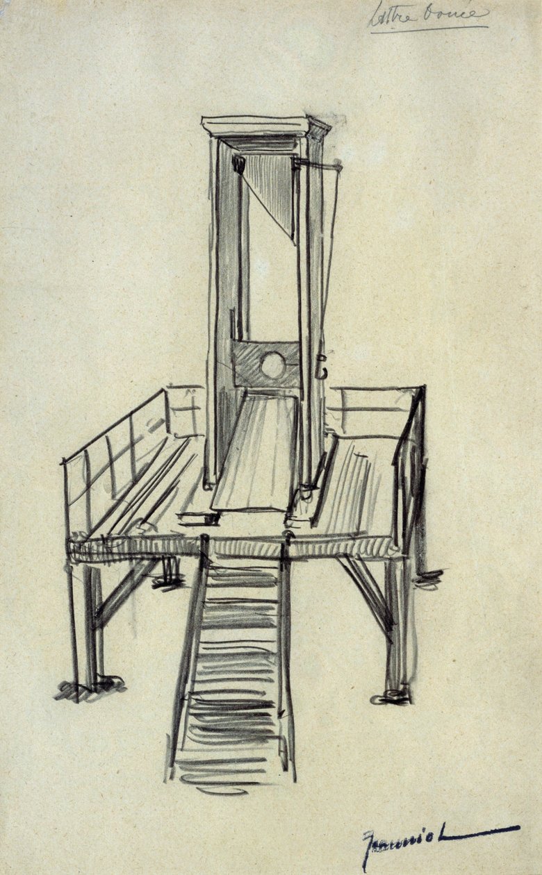 Ghigliottina da Pierre Georges Jeanniot