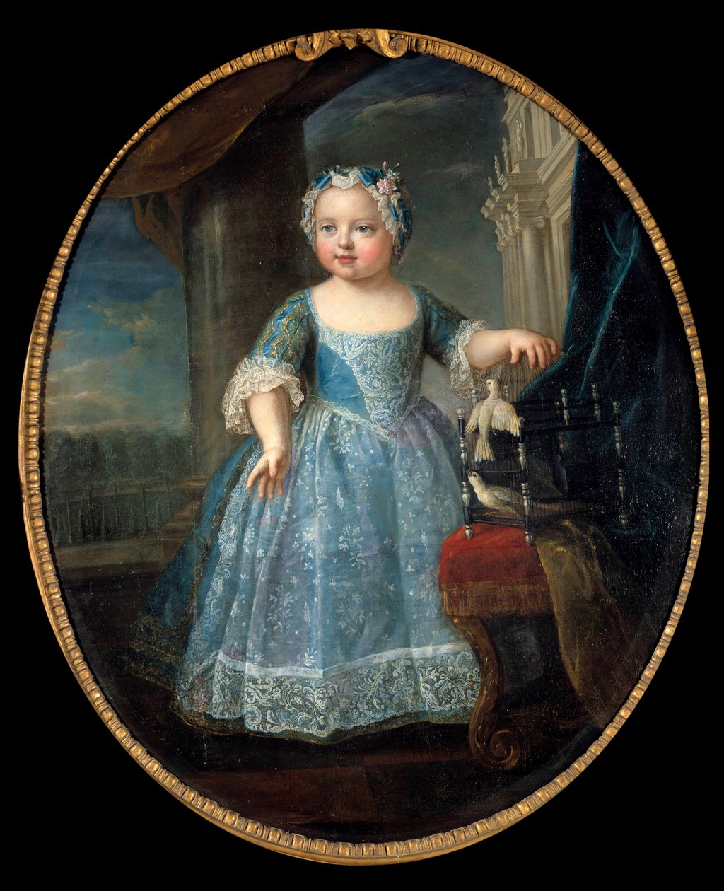 Ritratto di Louise Marie di Francia (1728-1733) detta Madame, terza figlia di Luigi XV da Pierre Gobert