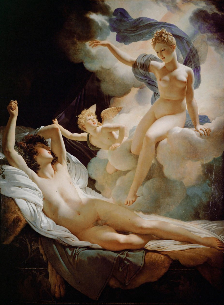 Iris e Morphee (olio su tela) da Pierre Guérin