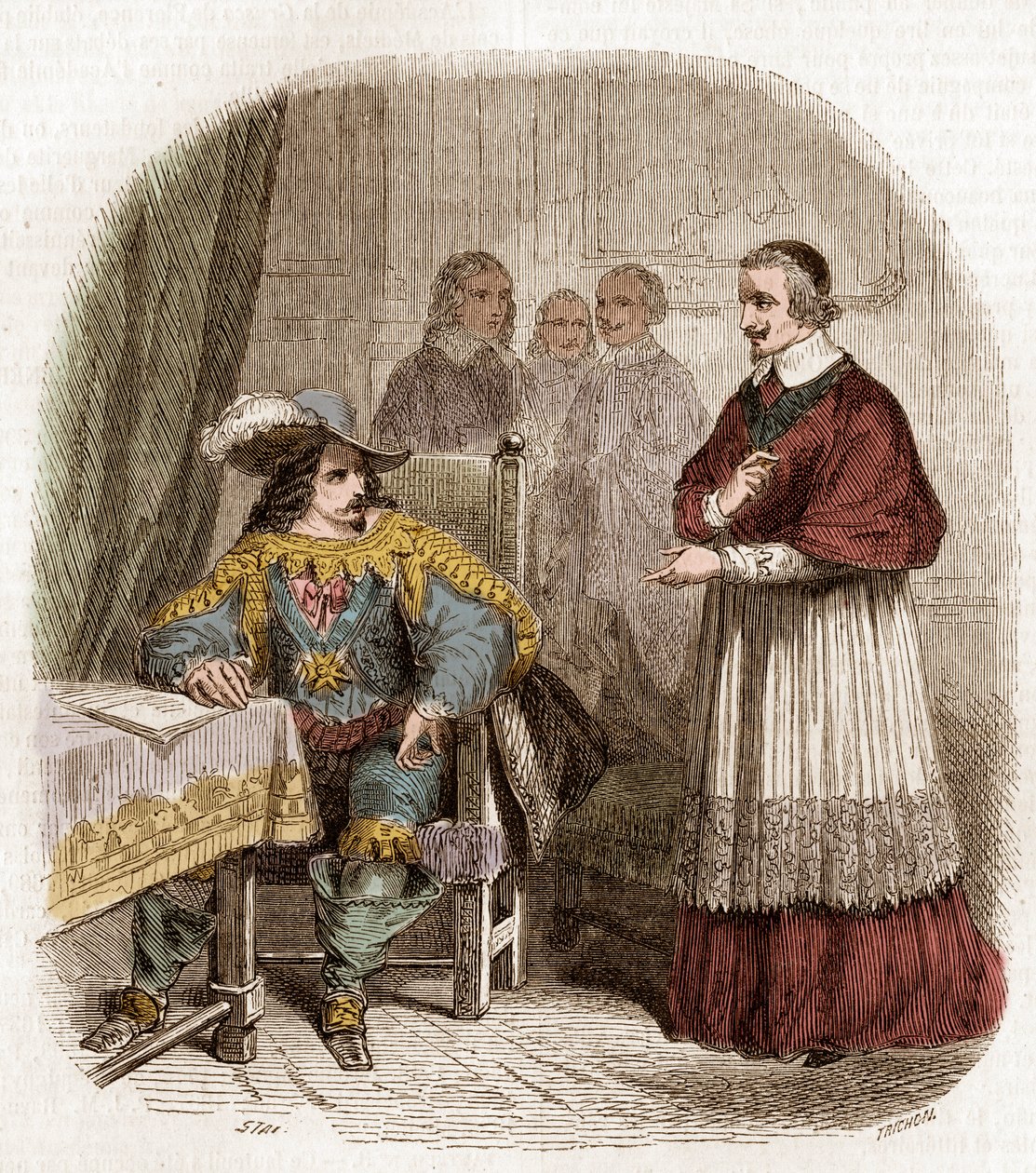 Il re di Francia Luigi XIII e il ministro cardinale Richelieu fondano l