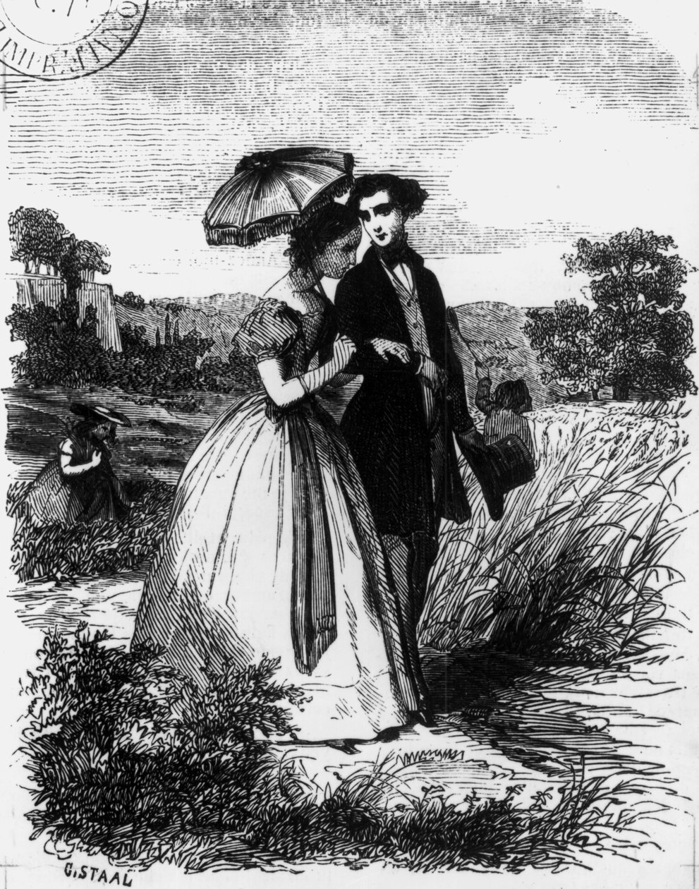 Felix de Vandenesse e Madame de Mortsauf, illustrazione per 