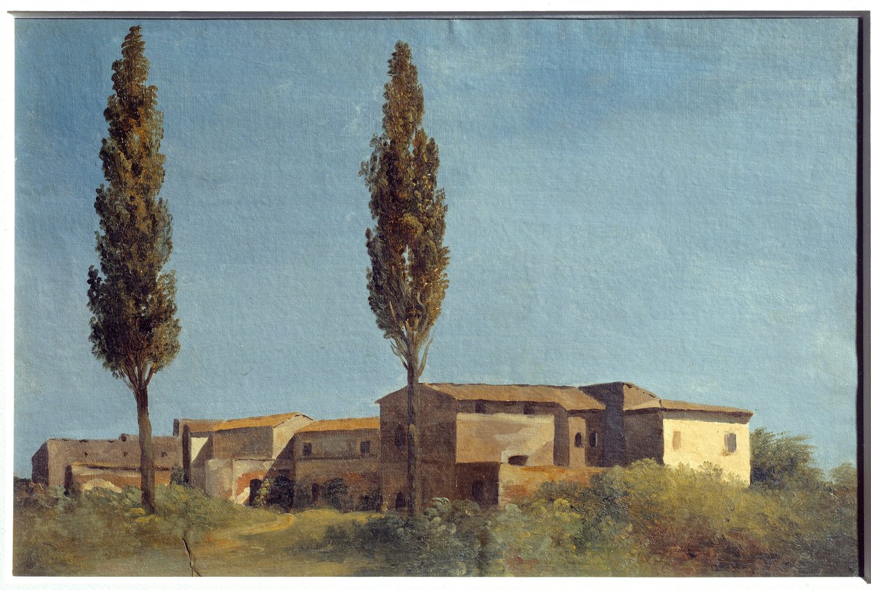 A Villa Farnese, i due pioppi da Pierre Henri de Valenciennes