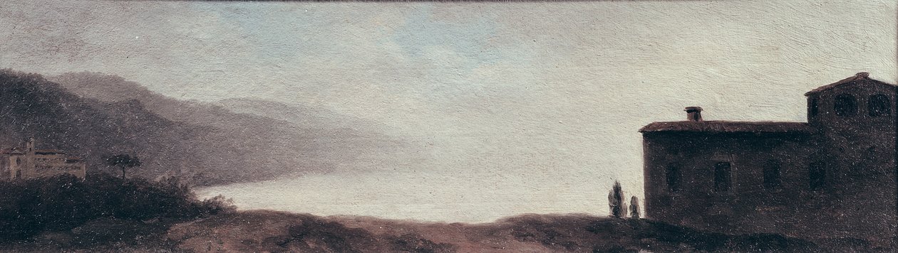 Lago di Nemi sotto la pioggia da Pierre Henri de Valenciennes