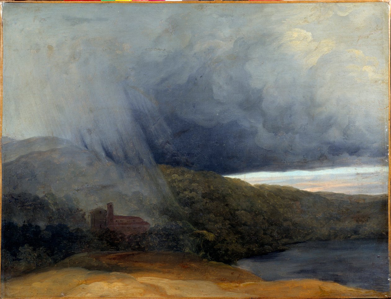 Tempesta su un lago da Pierre Henri de Valenciennes