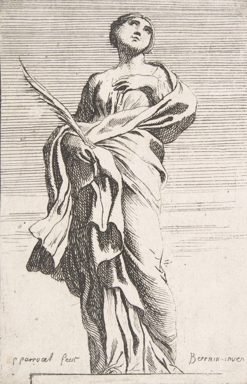 Figura femminile in piedi, ca. 1739-40 da Pierre Ignace Parrocel