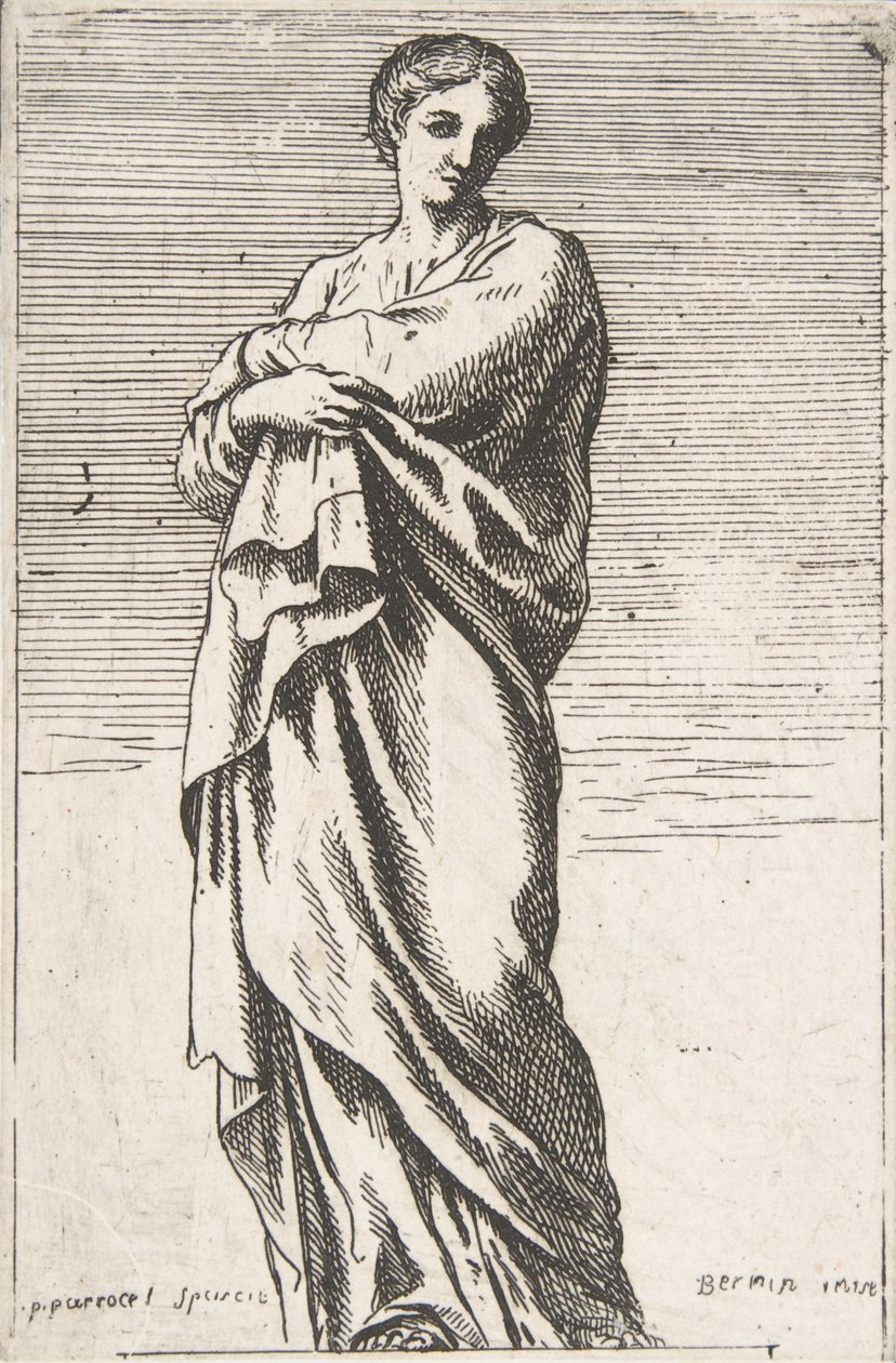 Figura femminile in piedi da Pierre Ignace Parrocel