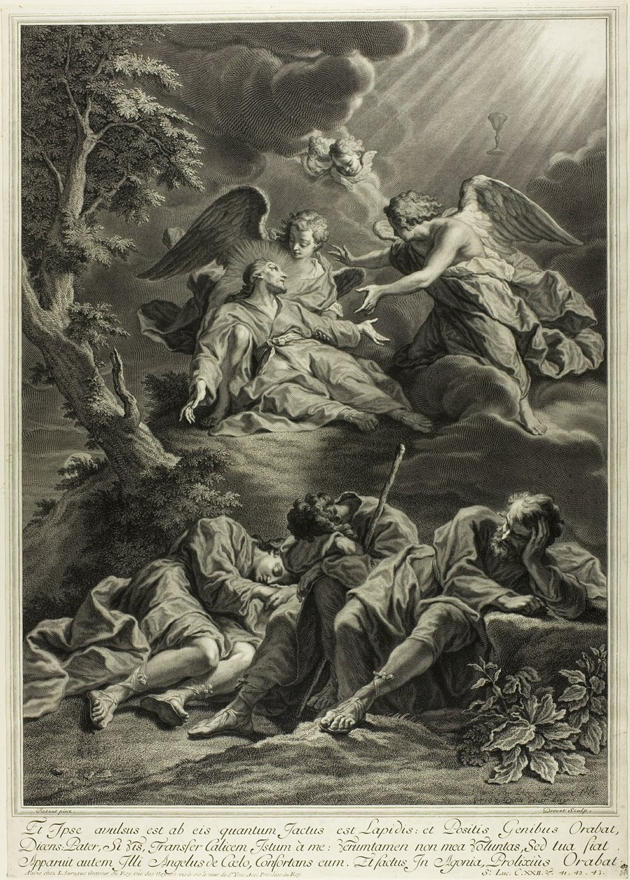 Cristo al Getsemani da Pierre Imbert Drevet