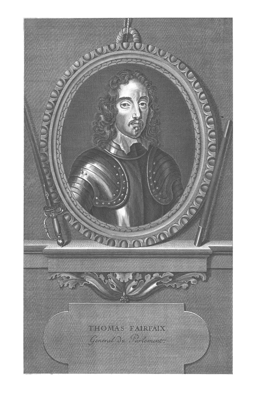 Thomas Fairfax, inizio XVIII secolo da Pierre Imbert Drevet