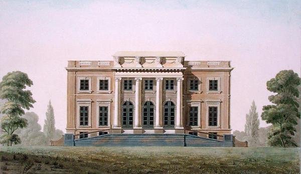 Castello di Wannegem vicino a Oudenaarde, da Choix des Monuments, Edifices et Maisons les plus remarquables du Royaume des Pays-Bas di Pierre Jacques Goetghebuer, pubblicato 1827 da Pierre Jacques Goetghebuer