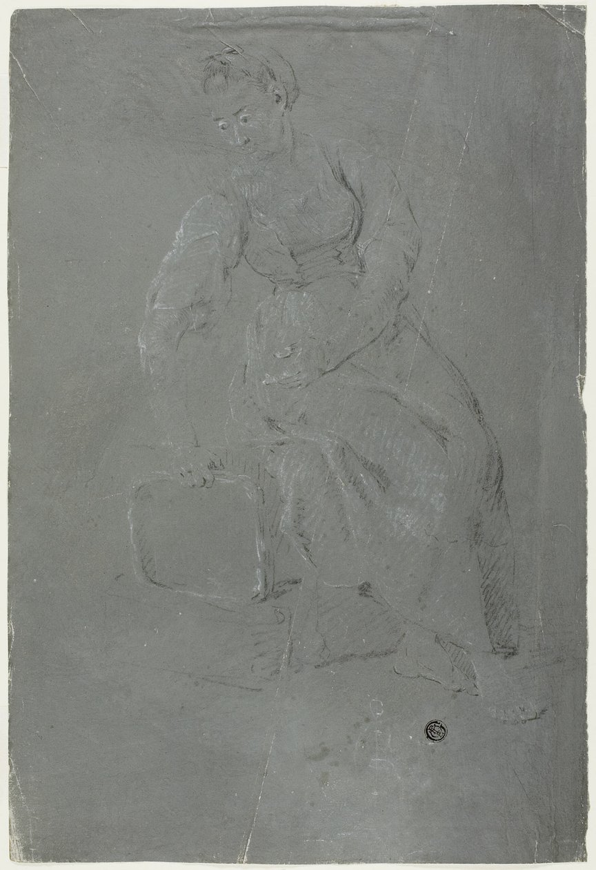 Donna seduta da Pierre Jacques Volaire