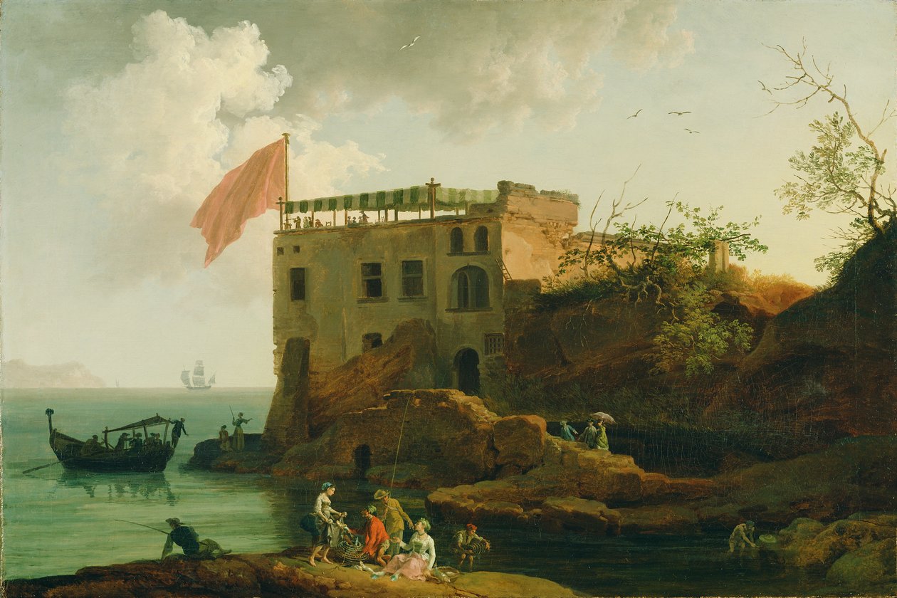 Veduta di Gaiola, c.1770-90 da Pierre Jacques Volaire