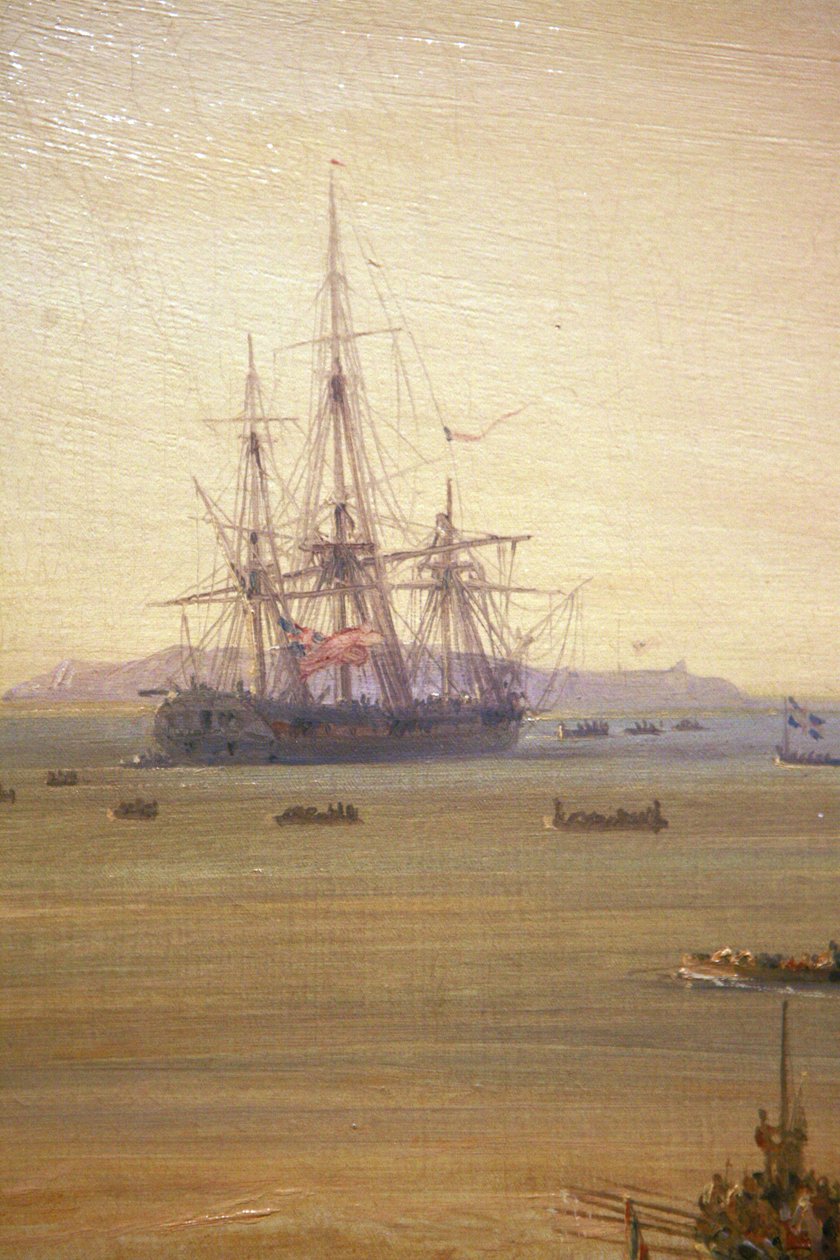 Francese: Combat du Grand Port, 23 agosto 1810 da Pierre Julien Gilbert