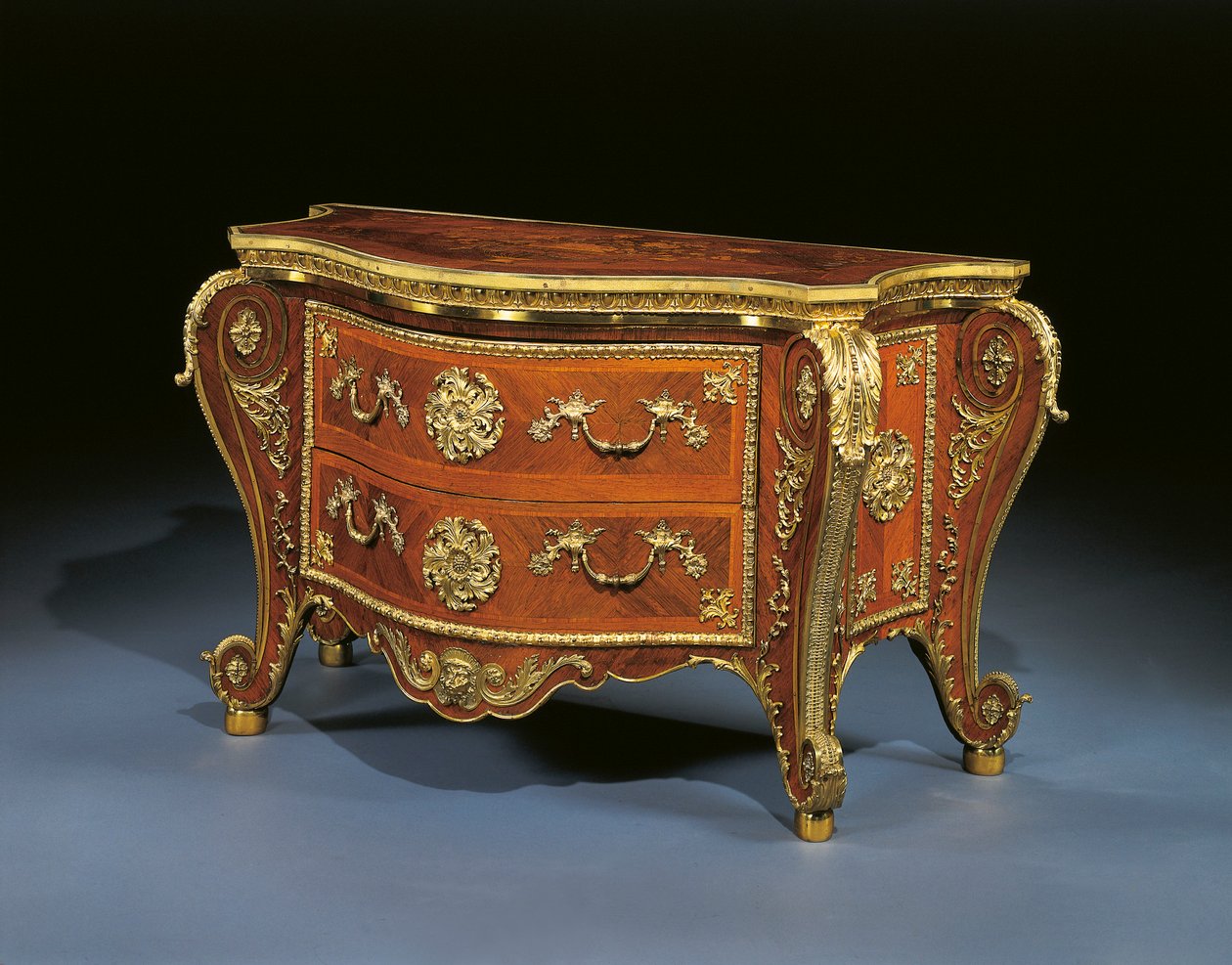 Comò bombato di Giorgio III, c.1760-65 da Pierre Langlois