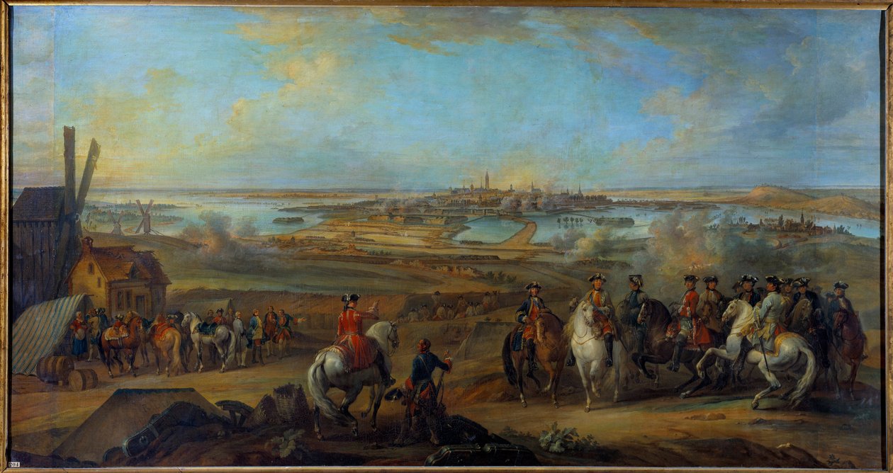 Campagna delle Fiandre (1745-1747): Il re Luigi XV all