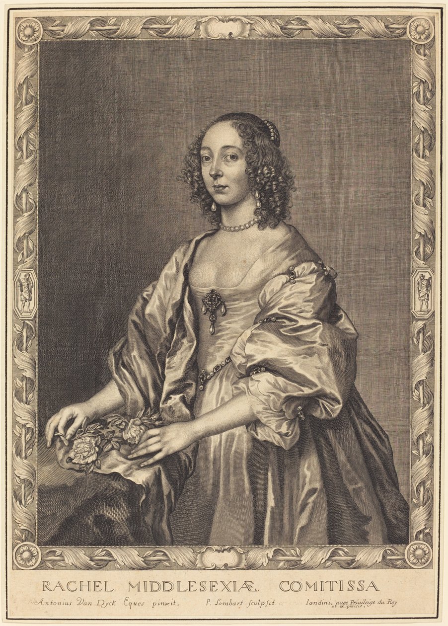 Rachele, Contessa di Middlesex da Pierre Lombard after Sir Anthony van Dyck