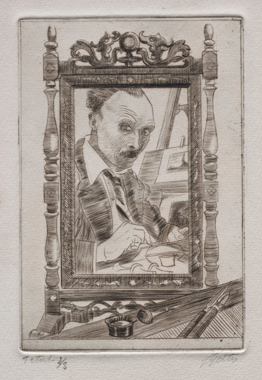 Autoritratto da Pierre Louis Gatier
