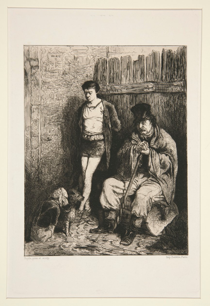 Due uomini e due cani ( da Pierre Marie Beyle
