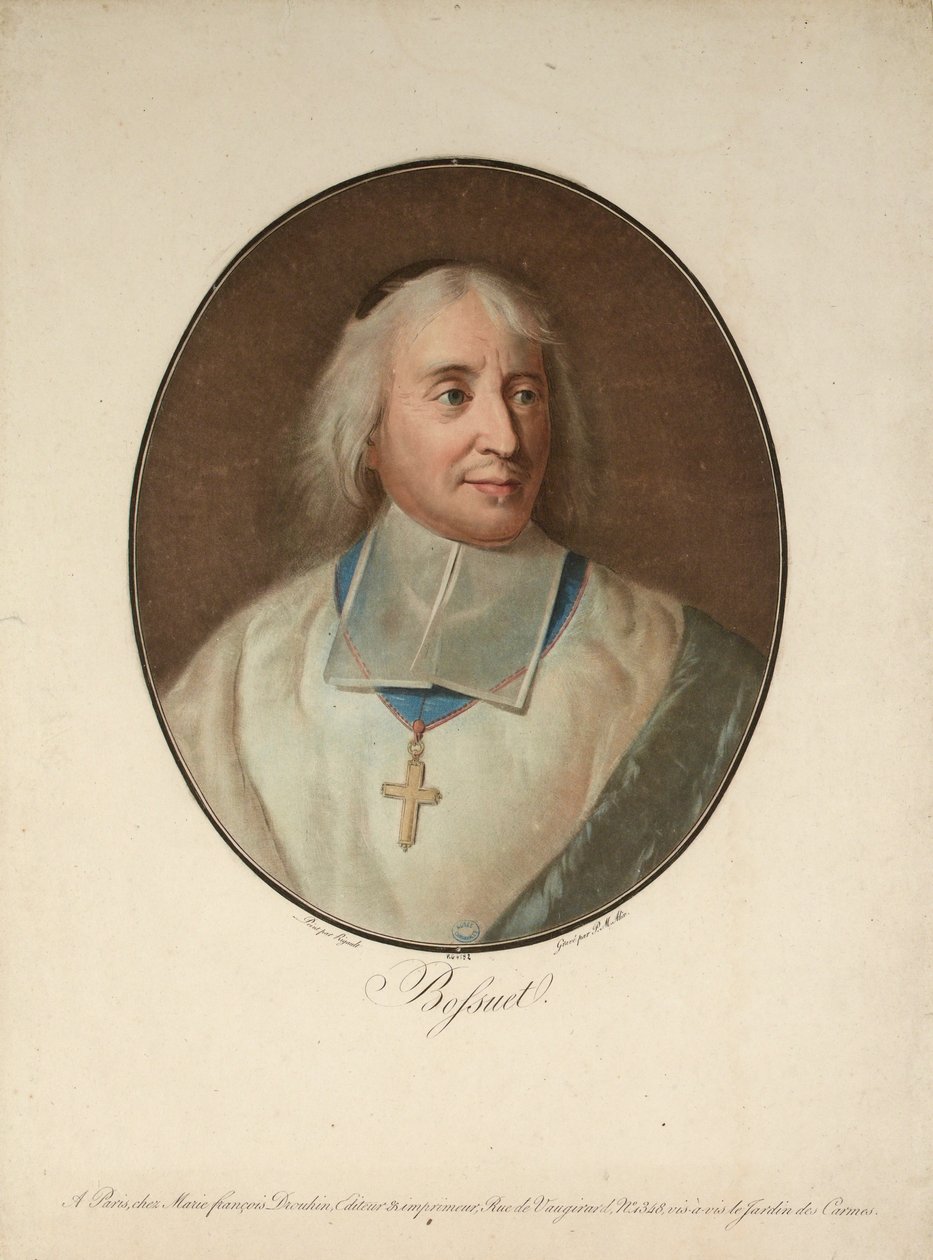 Ritratto di Jacques-Bénigne Bossuet da Pierre Michel Alix
