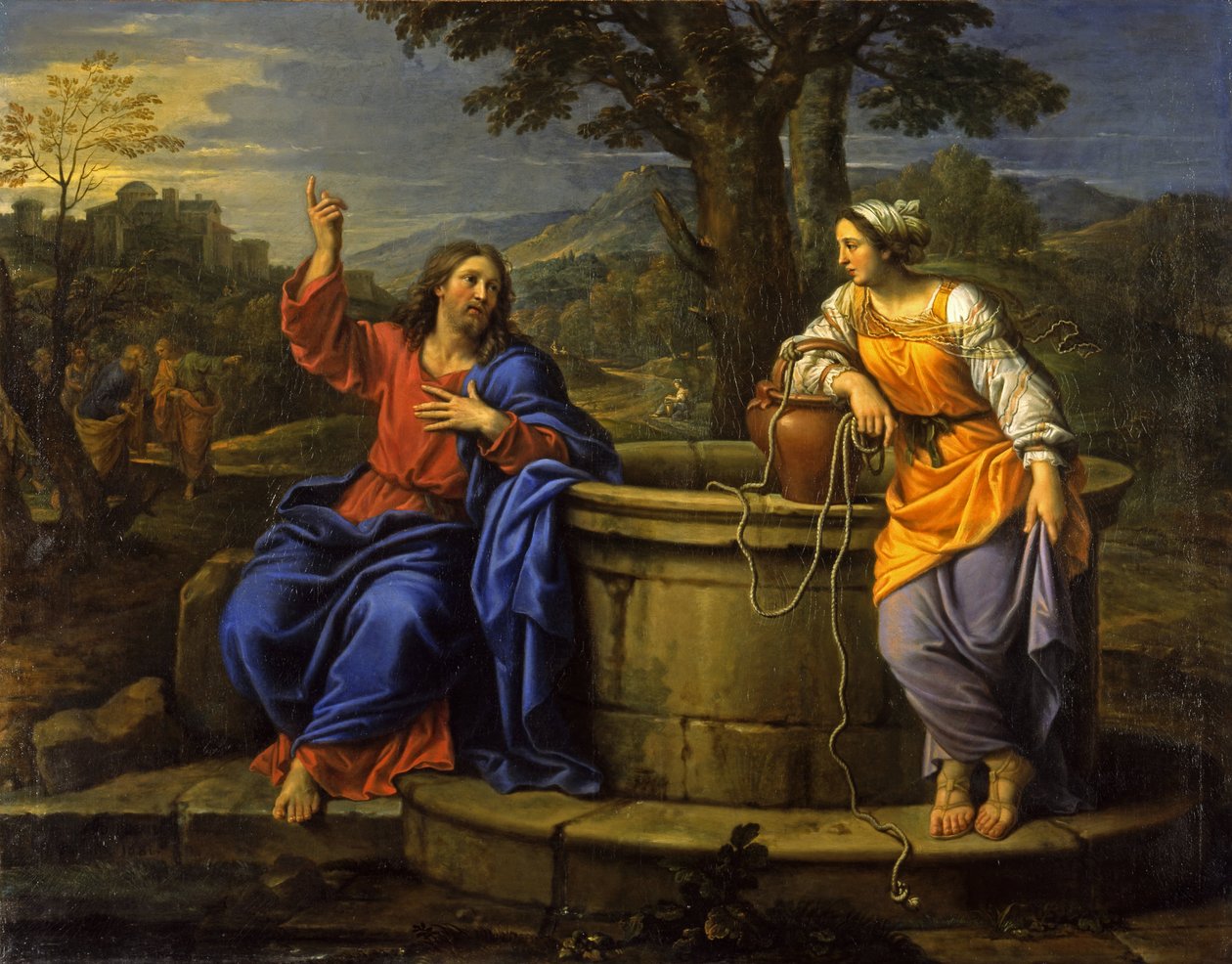 Cristo e la donna di Samaria da Pierre Mignard