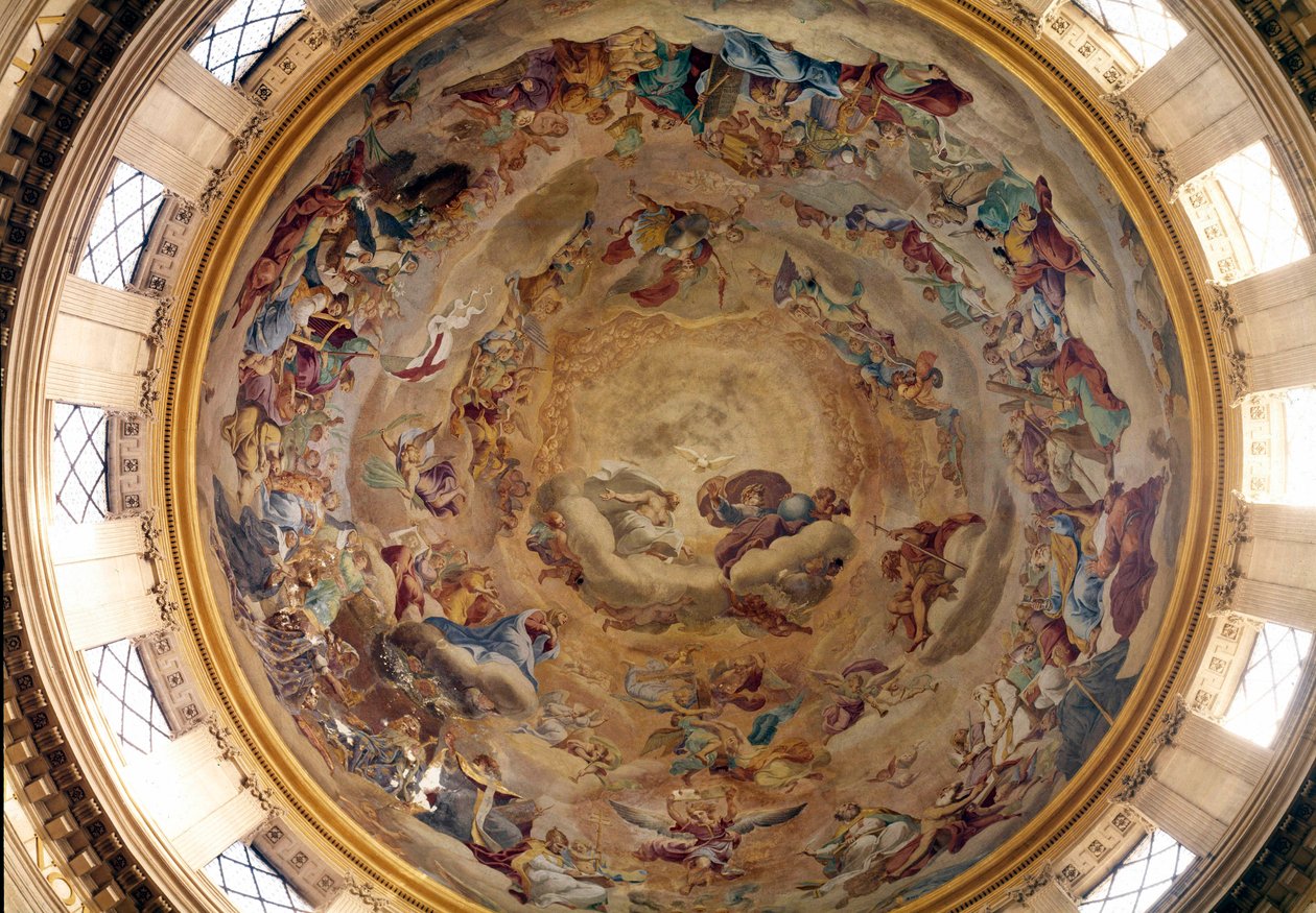 Cupola della Chiesa di Val de Grace dipinta da Pierre Mignard da Pierre Mignard