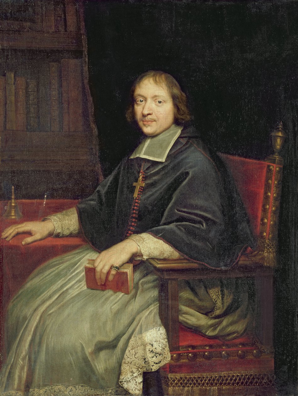 Ritratto di un chierico, detto Jean François Paul de Gondi da Pierre Mignard