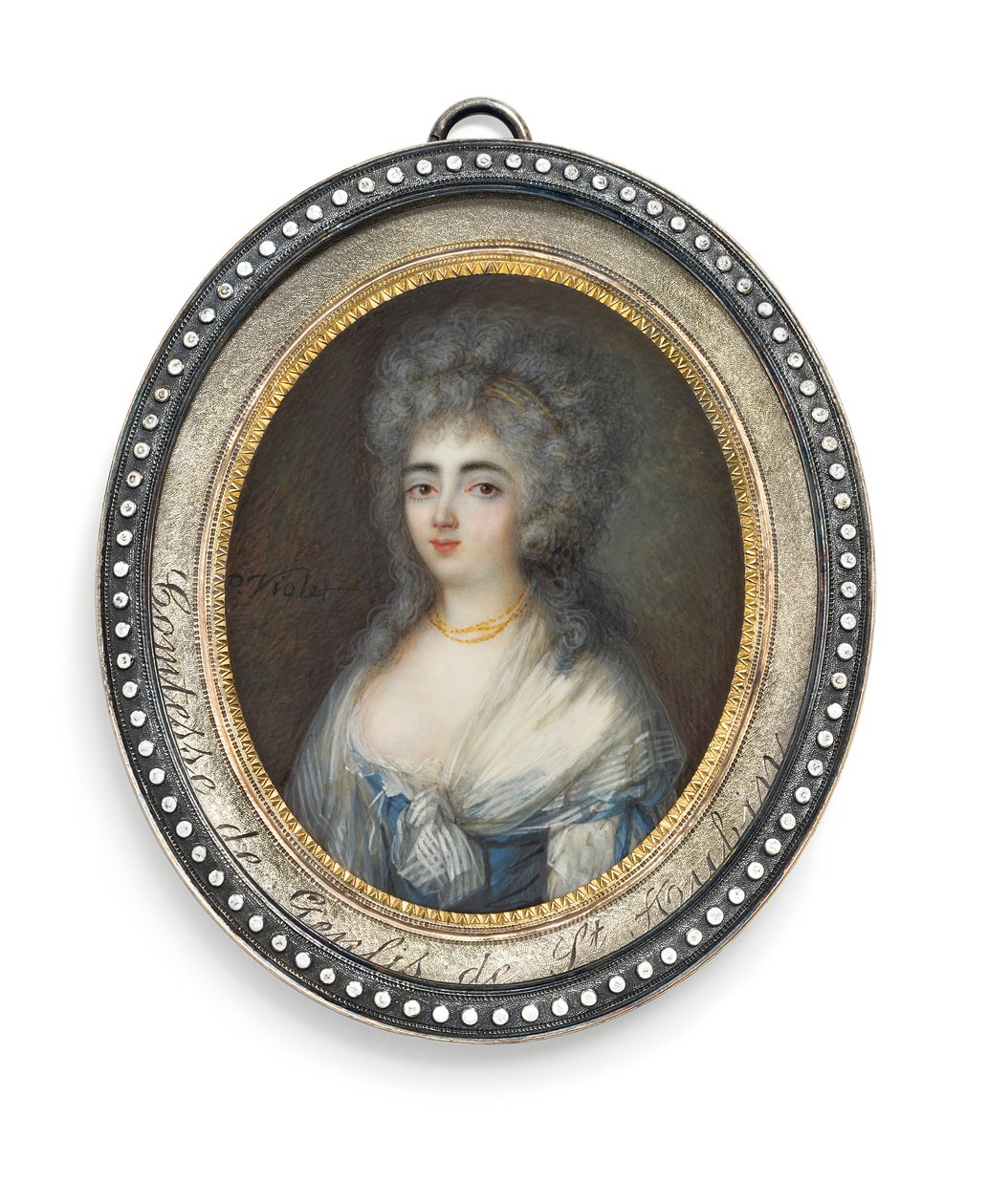 Stéphanie Félicité Ducrest de Saint-Aubin, Contessa di Genlis da Pierre Noel Violet