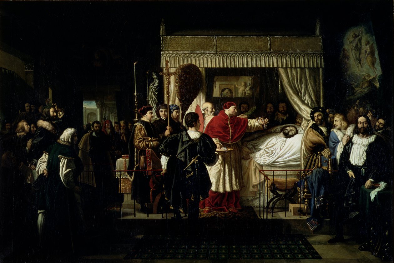 Onori resi a Raffaello dopo la sua morte, 1806 da Pierre Nolasque Bergeret