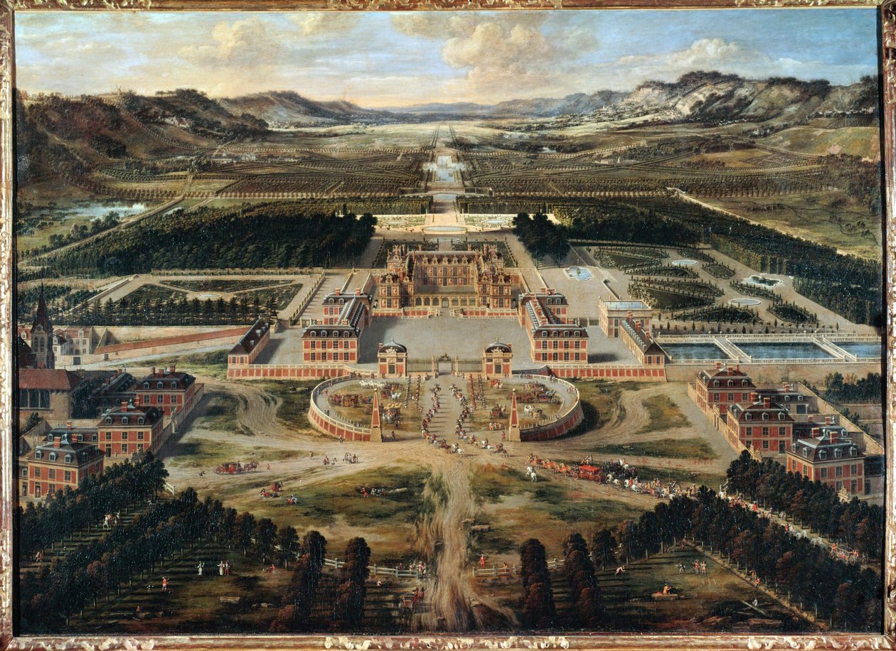 Veduta di Versailles (dipinto su tela) da Pierre Patel