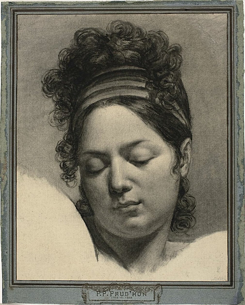 Testa di donna da Pierre Paul Prud