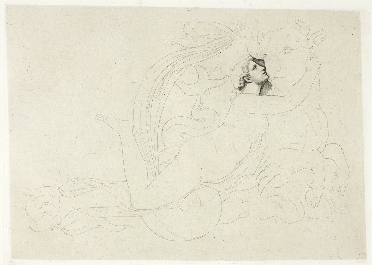 Il rapimento di Europa da Pierre Paul Prud