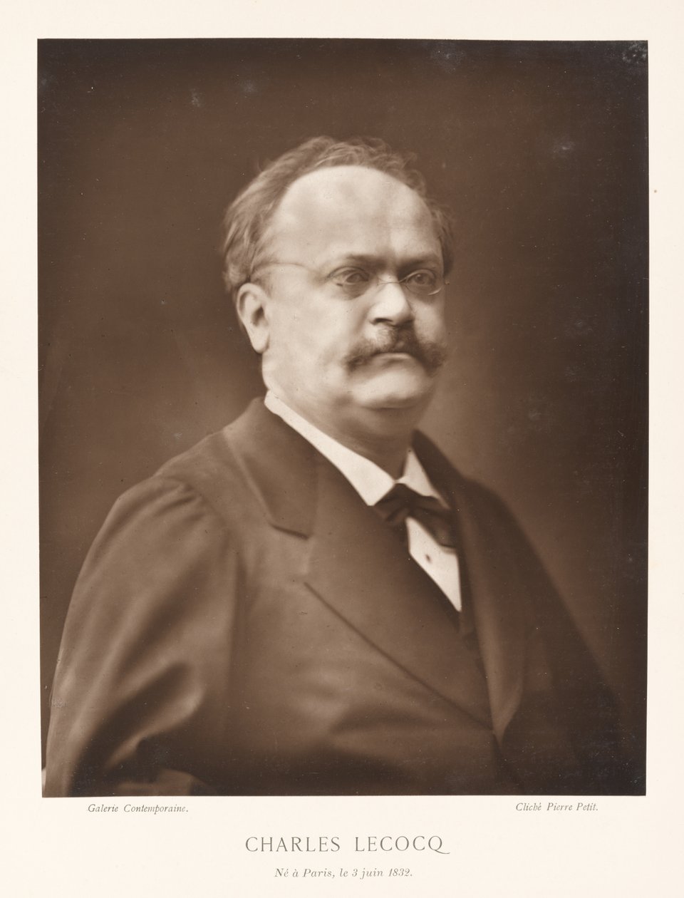 Charles Lecocq (Parigi, 1832) da Pierre Petit