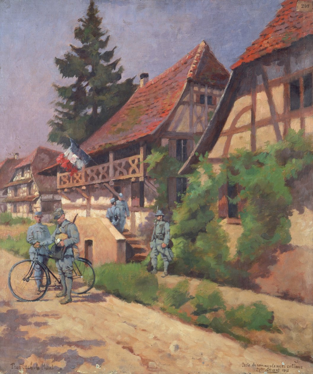 Posto di comando francese in Alsazia da Pierre Petit Gerard