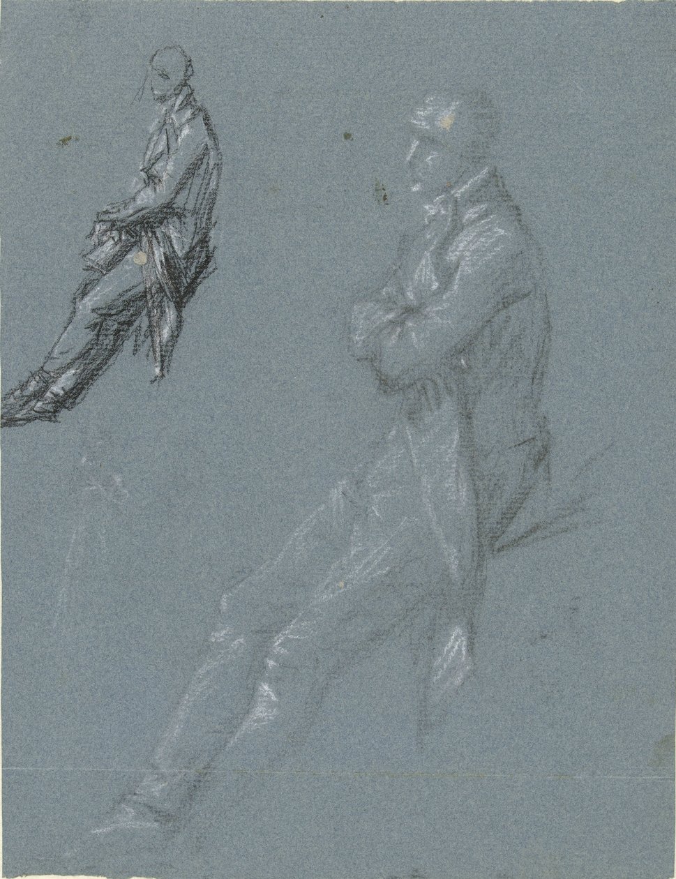 Due studi di Rutger Jan Schimmelpenninck e uno schizzo di sua moglie da Pierre Prud