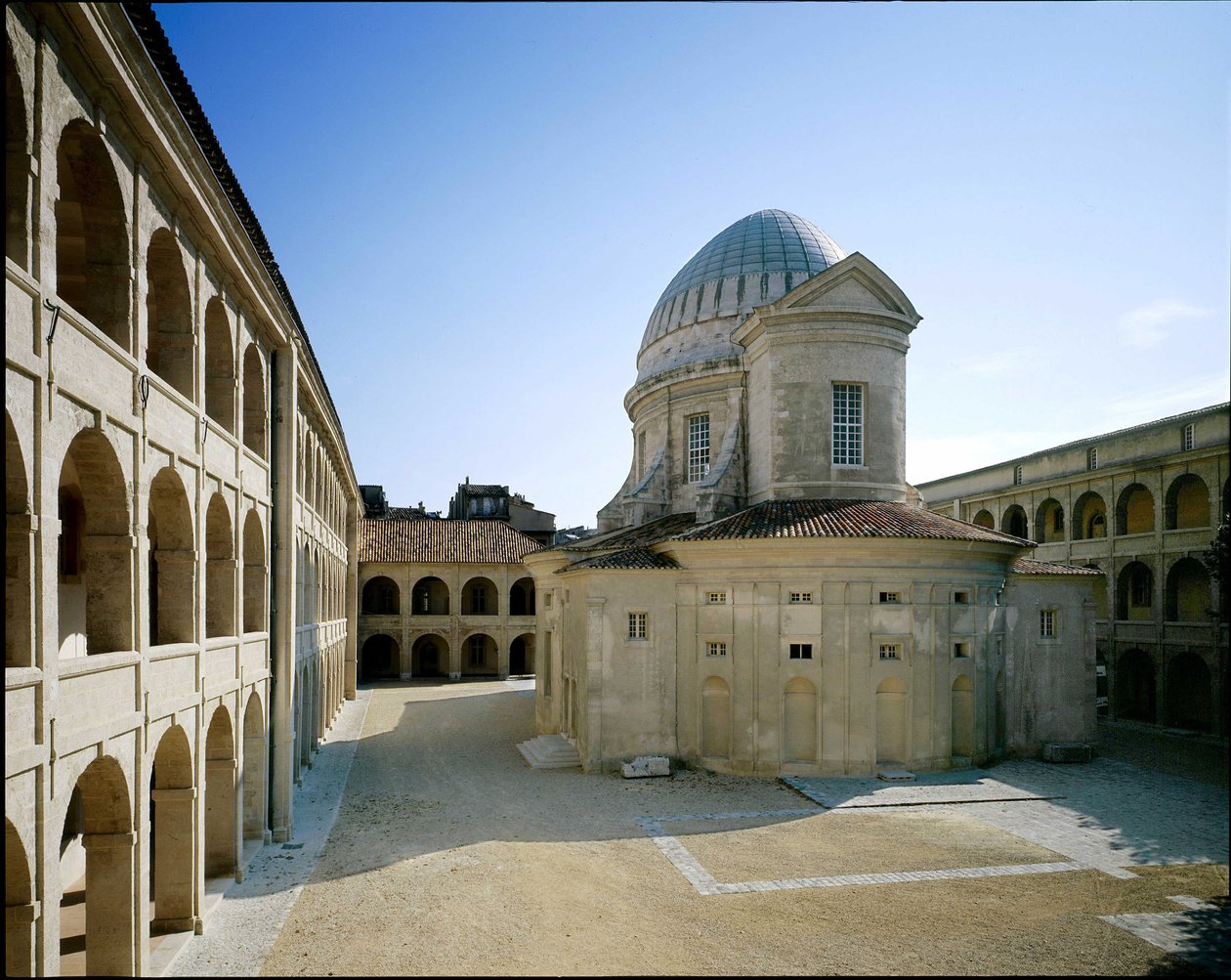 Chiesa della Vieille Charite, Monastero di Marsiglia, Francia. Architettura barocca, di Pierre Puget da Pierre Puget