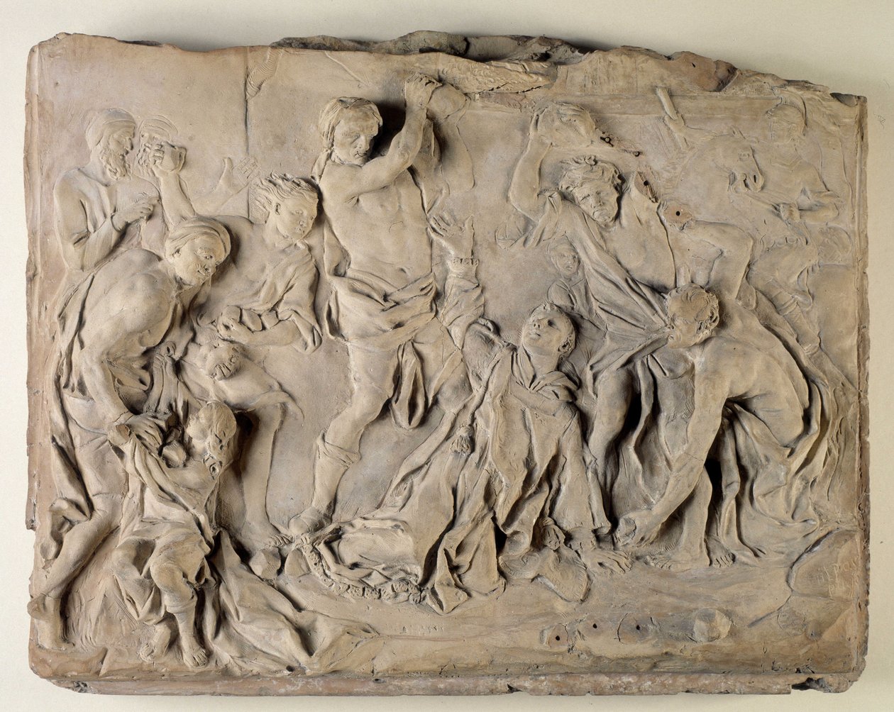 Lapidazione di Santo Stefano (rilievo in terracotta) da Pierre Puget