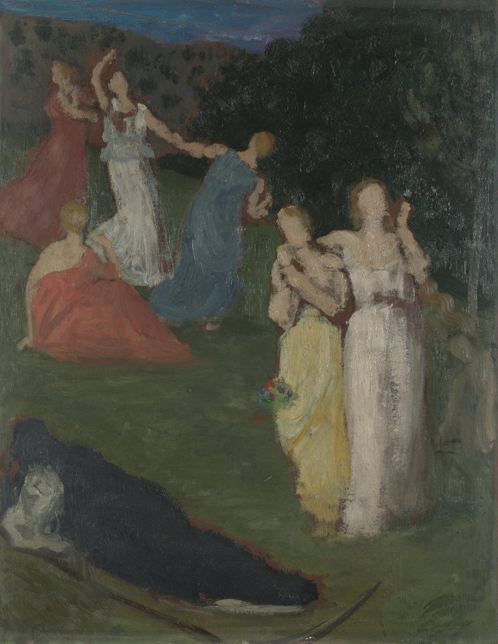 La morte e la fanciulla da Pierre Puvis de Chavannes