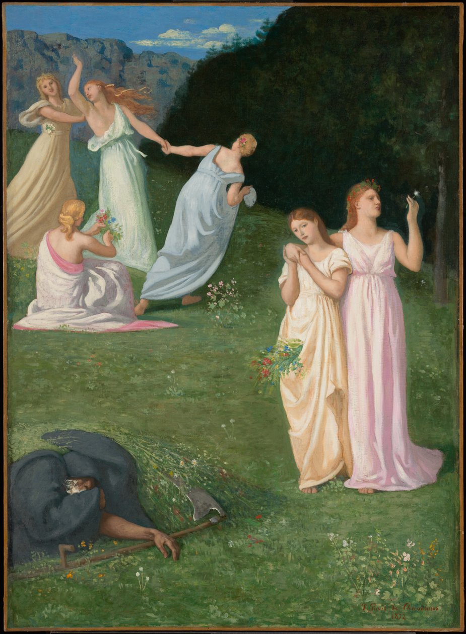 La morte e le fanciulle da Pierre Puvis de Chavannes