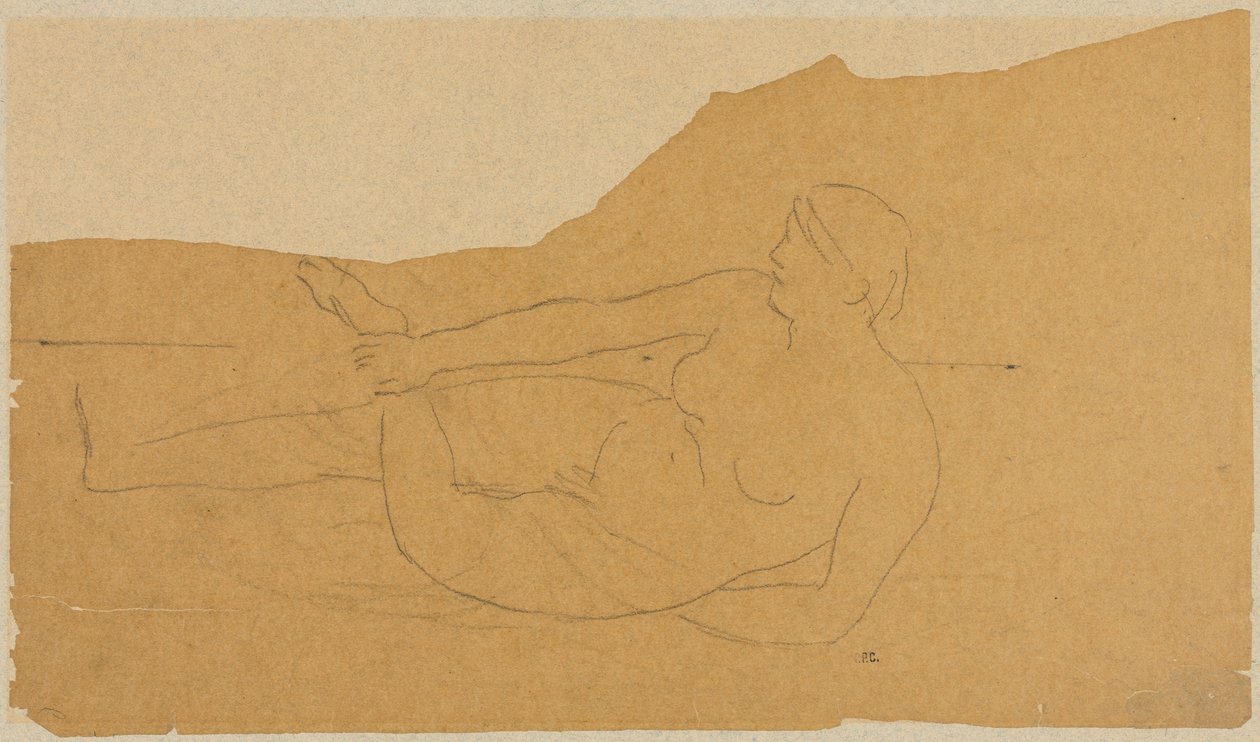 Weiblicher Akt da Pierre Puvis de Chavannes