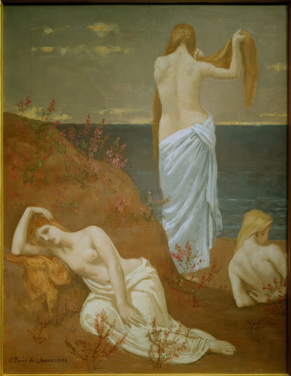 Giovani donne al mare da Pierre Puvis de Chavannes