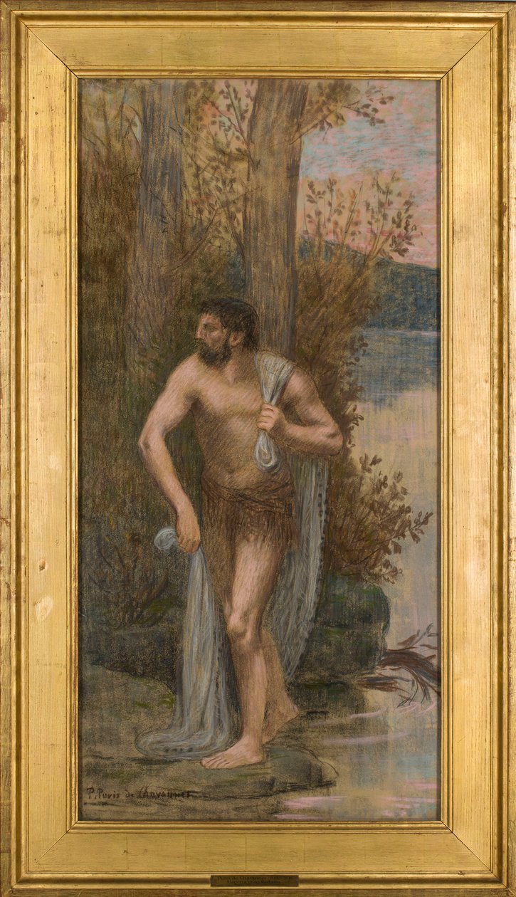 Personificazione del Rodano da Pierre Puvis de Chavannes