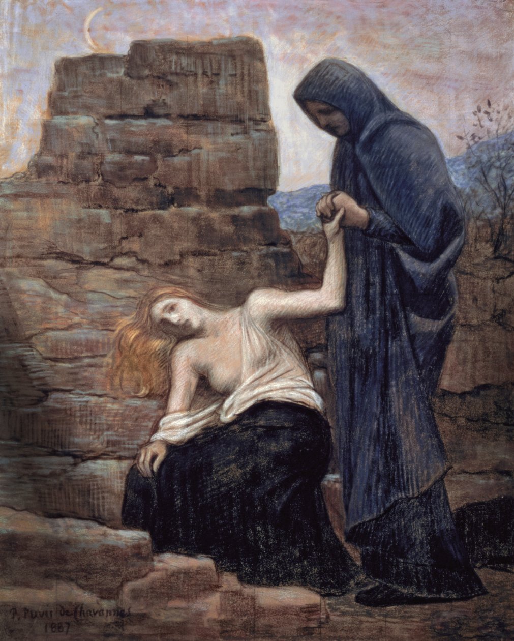 Pietà, 1887 da Pierre Puvis de Chavannes