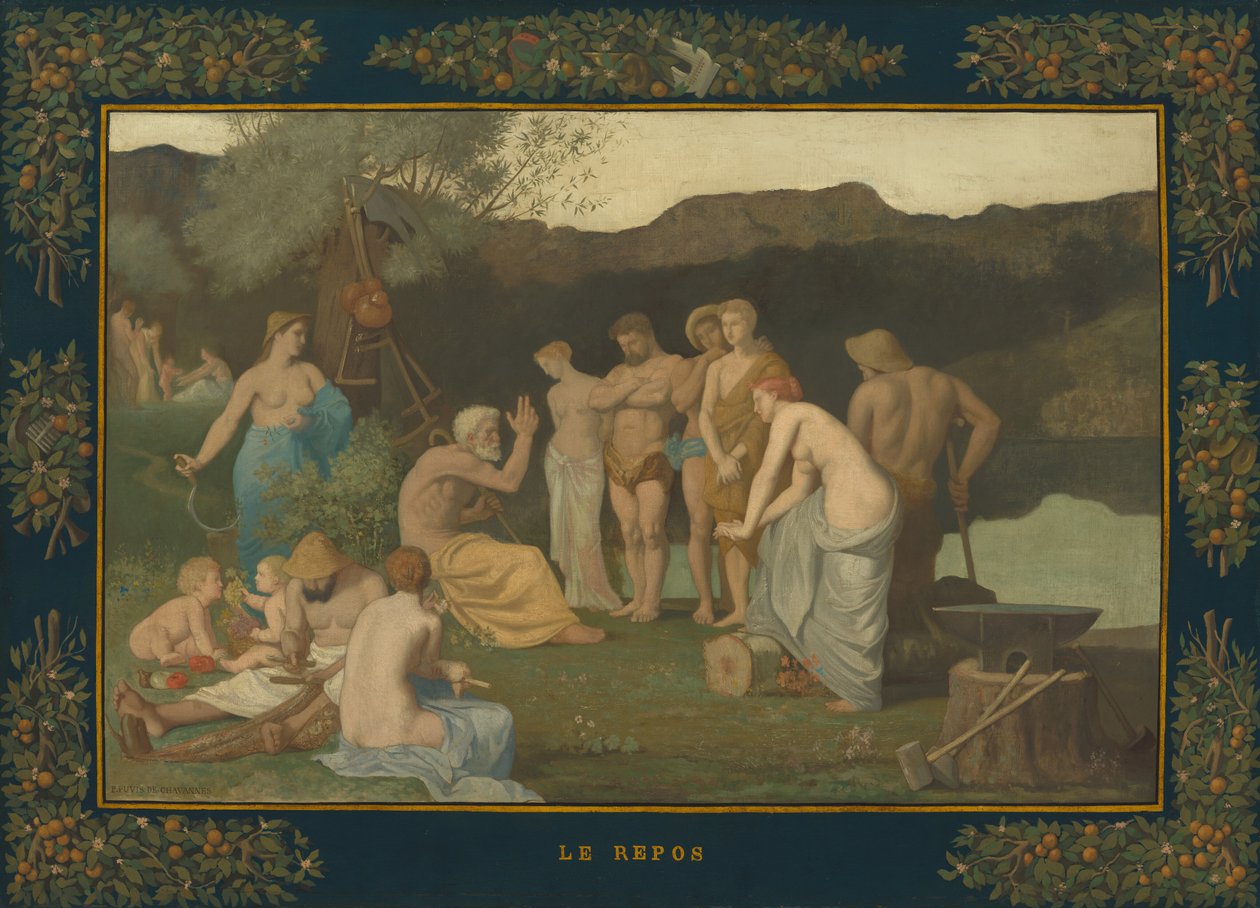 Riposo da Pierre Puvis de Chavannes